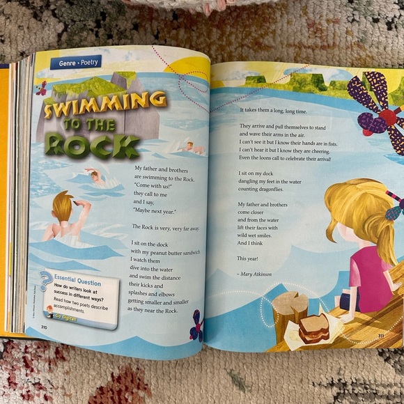 Wonders Grade 4 Literature Anthology children’s learning book - Picture 14 of 16